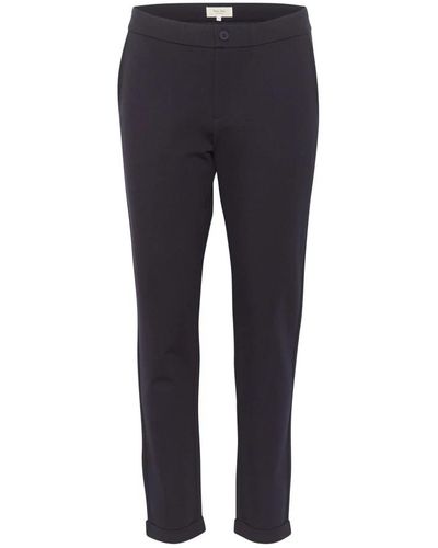Part Two Trousers > slim-fit trousers - Bleu