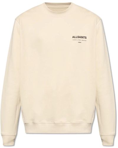 AllSaints Sweatshirt mit logo - Weiß