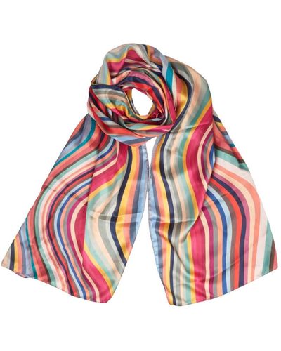 PS by Paul Smith Silky Scarves - Red