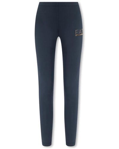 EA7 Trousers > leggings - Bleu