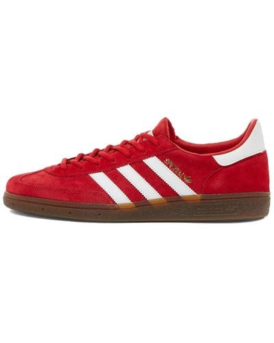 adidas Originals Sneakers in camoscio con finiture in pelle Handball Spezial - Rosso