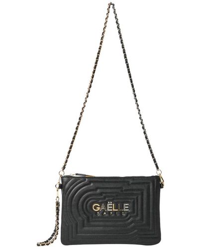 Gaelle Paris Elegante schwarze clutch tasche