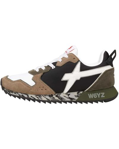 W6yz Sneakers con fondo camouflage jet-m. - Marrone