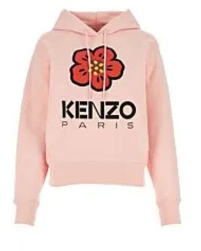 KENZO Stylischer hoodie für den alltag - Pink