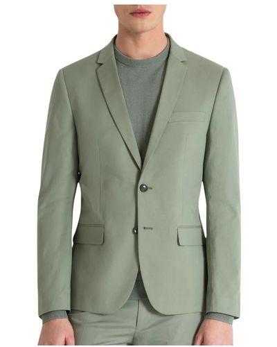 Antony Morato Giacca abito verde salvia moderna