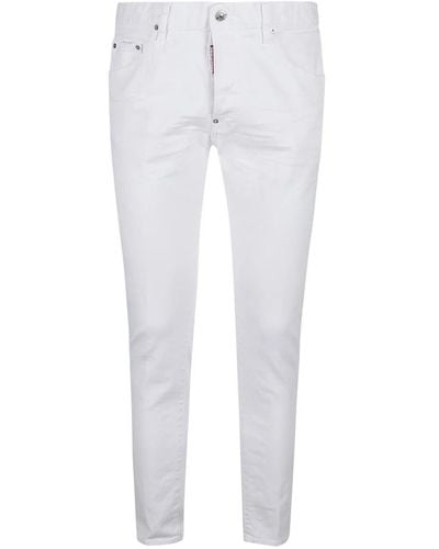 DSquared² Jeans skater bianchi per uomo - Bianco
