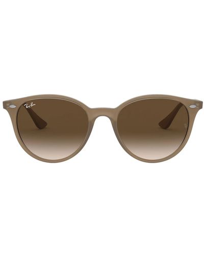 Ray-Ban Rb 4305 occhiali da sole beige marrone gradiente