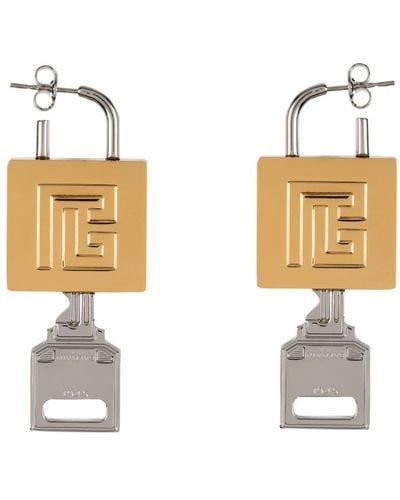 Balmain Ohrringe Key&Lock - Mettallic