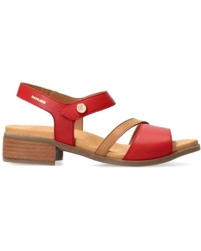 Mephisto Flat sandals - Rosso