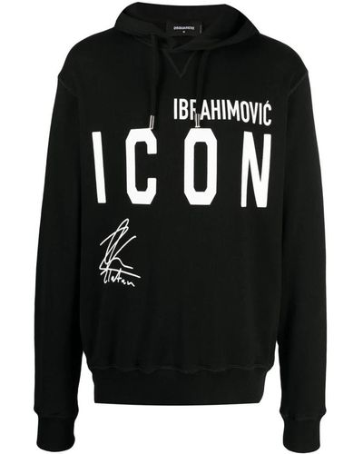 DSquared² Hoodies & Sweatvesten - Zwart