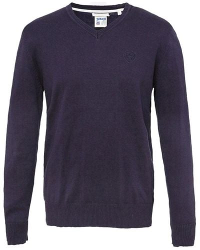 Schott Nyc Sweatshirts & hoodies > sweatshirts - Bleu