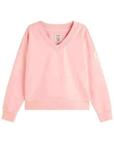 Ecoalf Burgundy roda sweatshirt - Pink