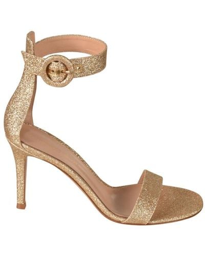 Gianvito Rossi High Heel Sandals - Metallic