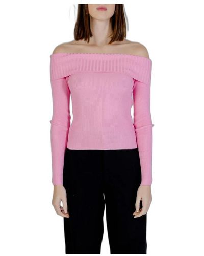 ONLY Round-Neck Knitwear - Pink