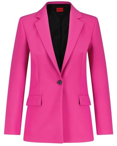 BOSS Taillierter blazer atana - Pink