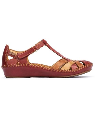 Pikolinos Flat Sandals - Rot