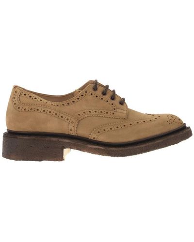 Tricker's Shoes > flats > laced shoes - Marron