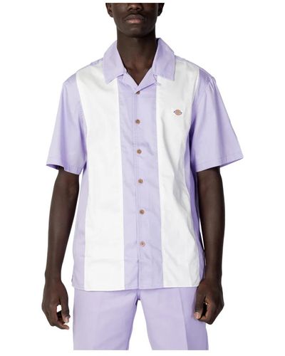 Dickies Short Sleeve Shirts - Purple
