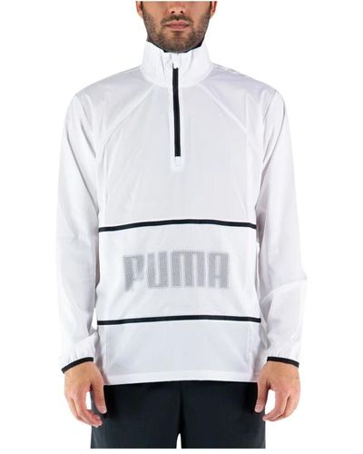 PUMA Sweatshirts & hoodies > zip-throughs - Blanc