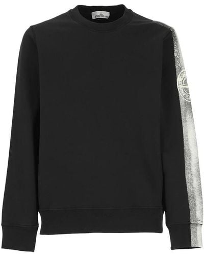 Stone Island Sweatshirts - Black