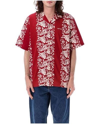 Carhartt Short Sleeve Shirts - Red