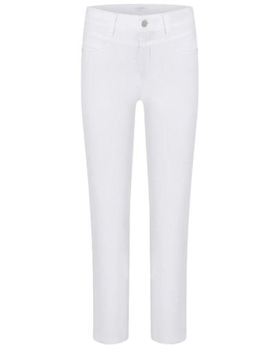 Cambio Weiße sommer slim fit jeans
