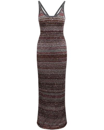 Missoni Knitted Dresses - Brown