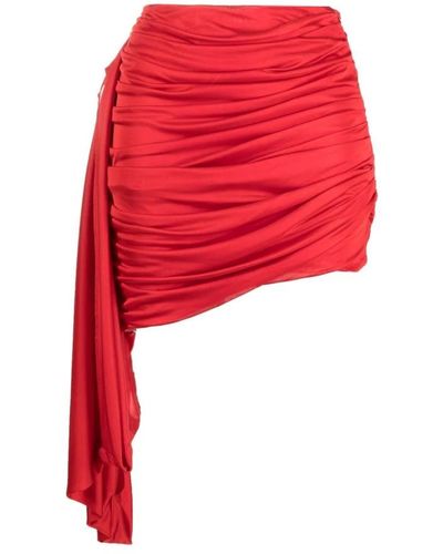 ANDREA ADAMO Short Skirts - Red