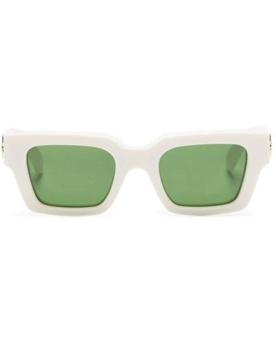 Off-White c/o Virgil Abloh Gafas de sol blancas elegantes must-have - Verde