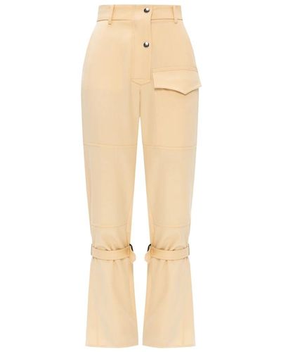 Victoria Beckham Pantalones de lana - Neutro