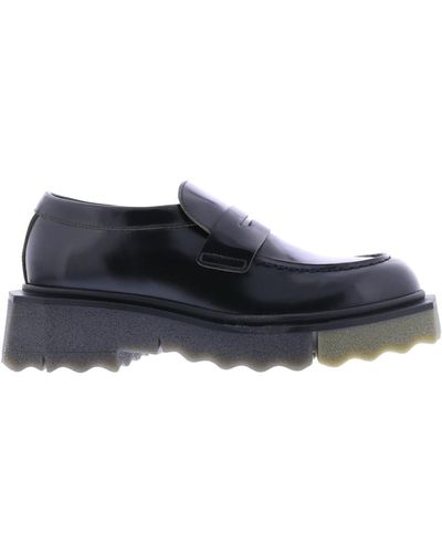 Off-White c/o Virgil Abloh Shoes > flats > loafers - Bleu