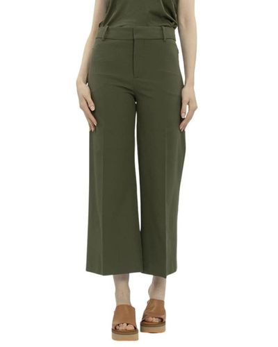 FRAME Cropped Pants - Green