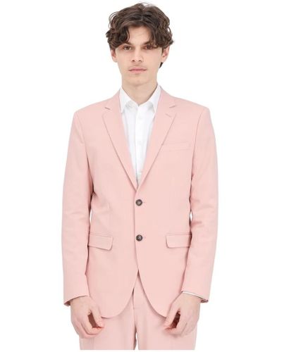 SELECTED Elegante giacca rosa uomo