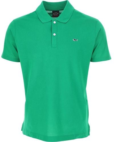 Paul & Shark Polo Shirts - Green