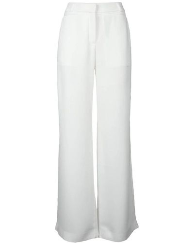 CoSTUME NATIONAL Wide Trousers - White