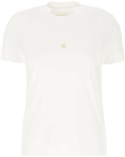 Givenchy Casual baumwoll t-shirt - Weiß