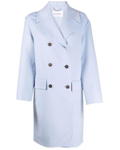 Ferragamo Trench coats - Blu