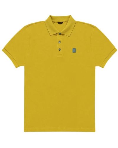 Refrigiwear Baumwoll polo shirt einfacher stil - Gelb