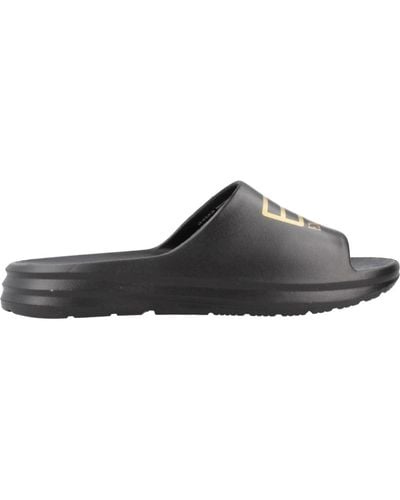 Emporio Armani Shoes > flip flops & sliders > sliders - Noir