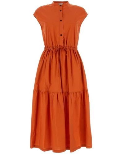 Woolrich Shirt dresses - Orange