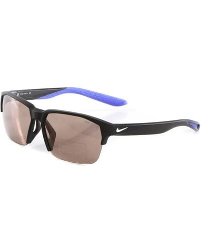 Nike Maverick free e sonnenbrille - matt schwarz/weiß - Blau
