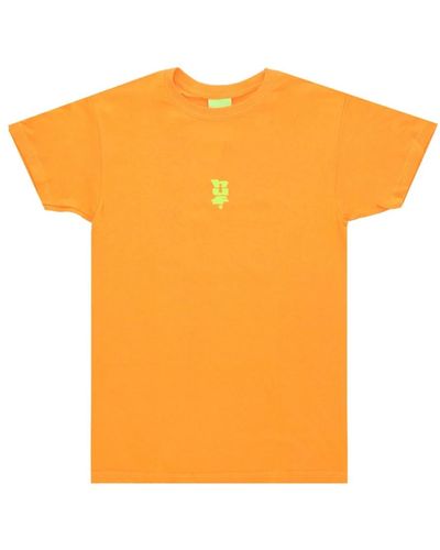Huf Megablast tee in safety - streetwear kollektion - Orange