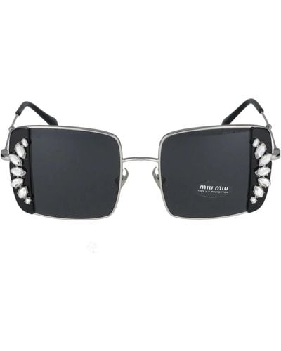 Miu Miu Stylische sonnenbrille 56vs sole - Schwarz
