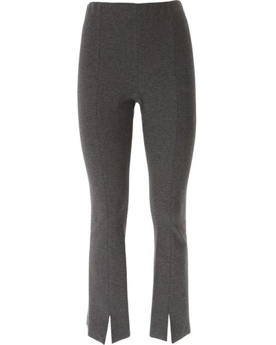 Liviana Conti Slim-Fit Trousers - Grey