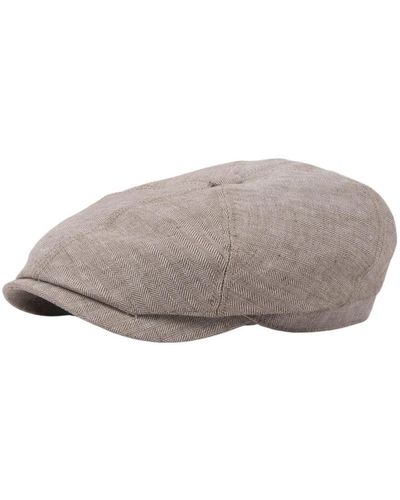 Stetson Linen cap mit uv-schutz - Grau