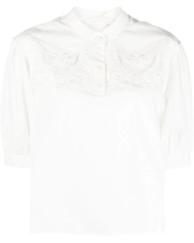 See By Chloé Short sleeve shirts - Blanco