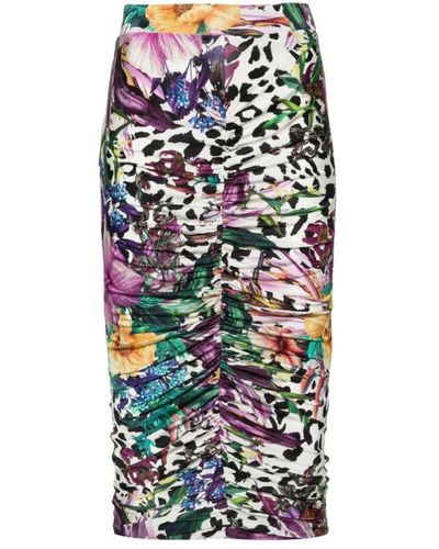 Just Cavalli Midi Skirts - Multicolour
