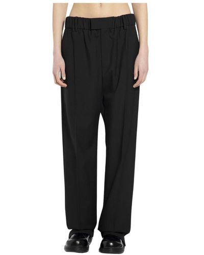 Bottega Veneta Trousers > straight trousers - Noir