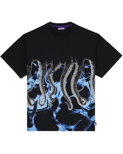 Octopus T-shirts - Schwarz