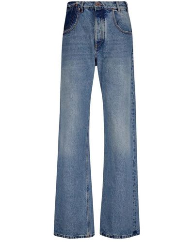 Balmain Wide Jeans - Blue
